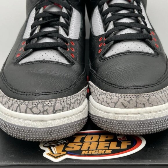 Nike Air Jordan Retro 3 Black Cement 2024 Size 10.5 Authentic Basketball Mid OG